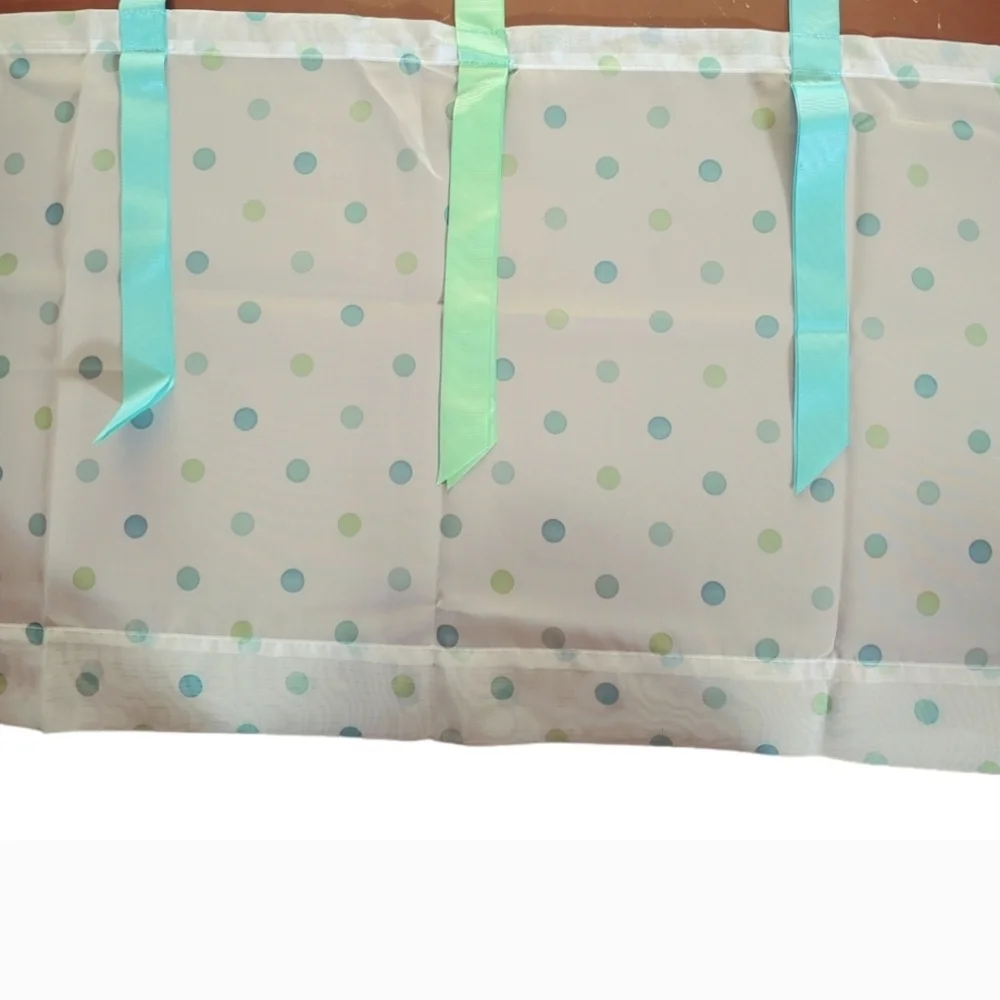 Curtains NEW by BB&B Tab Top Valances - Blue and Green 18